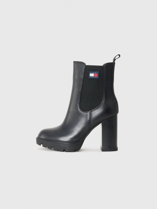 Zdjęcie produktu Botki na obcasie Tommy Jeans czarny