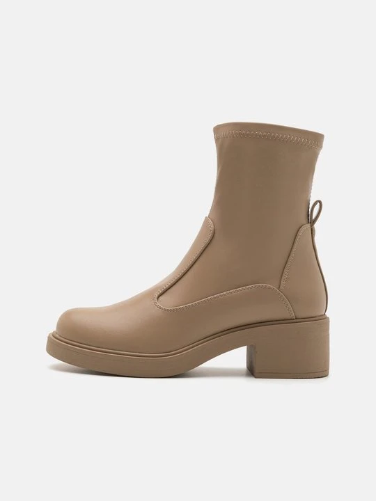 Zdjęcie produktu Botki na platformie Anna Field Wide Fit By Zalando beżowy