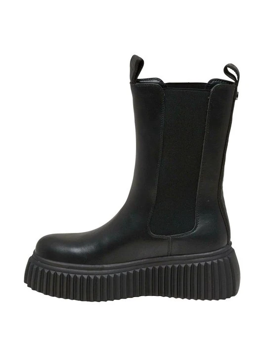 Zdjęcie produktu Botki na platformie Buffalo czarny