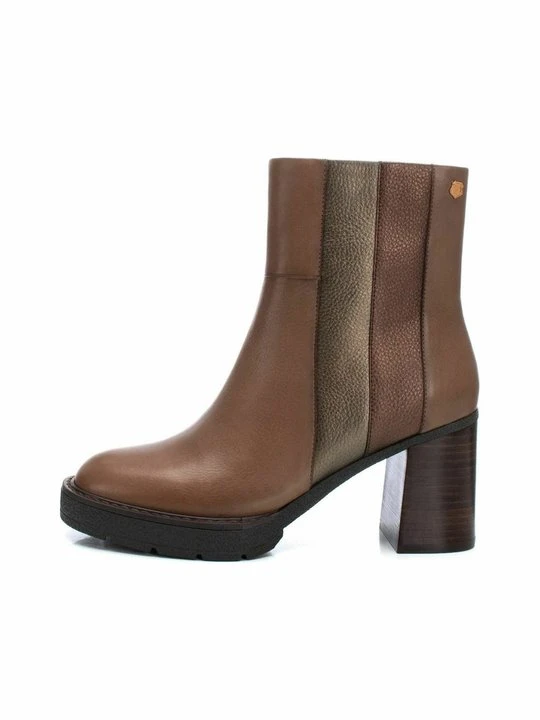 Zdjęcie produktu Botki na platformie Carmela taupe