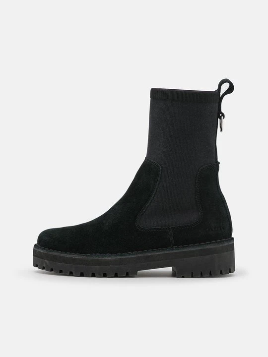 Zdjęcie produktu Botki na platformie Clarks czarny