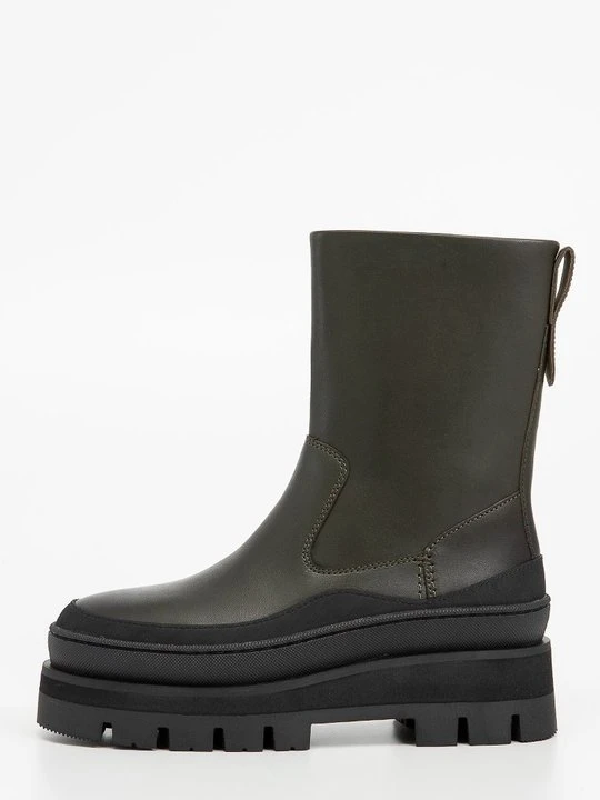 Zdjęcie produktu Botki na platformie Clarks zielony