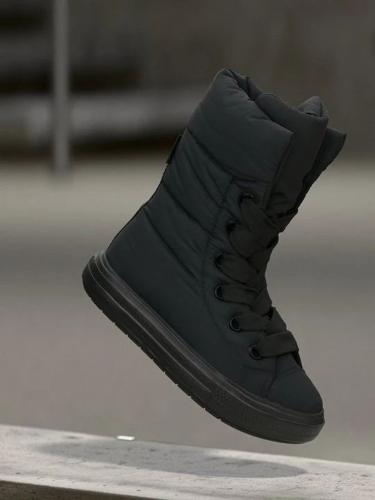 Zdjęcie produktu Botki na platformie Converse czarny