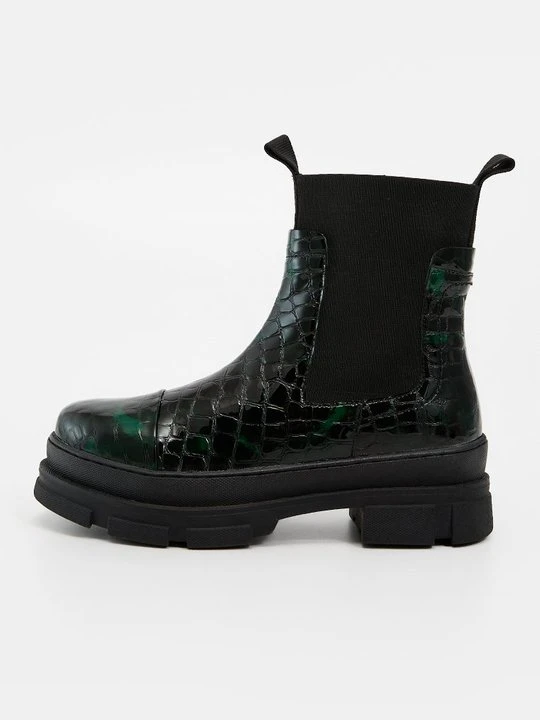 Zdjęcie produktu Botki na platformie Copenhagen Shoes zielony
