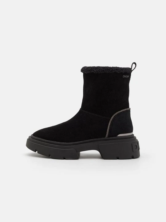 Zdjęcie produktu Botki na platformie DKNY czarny