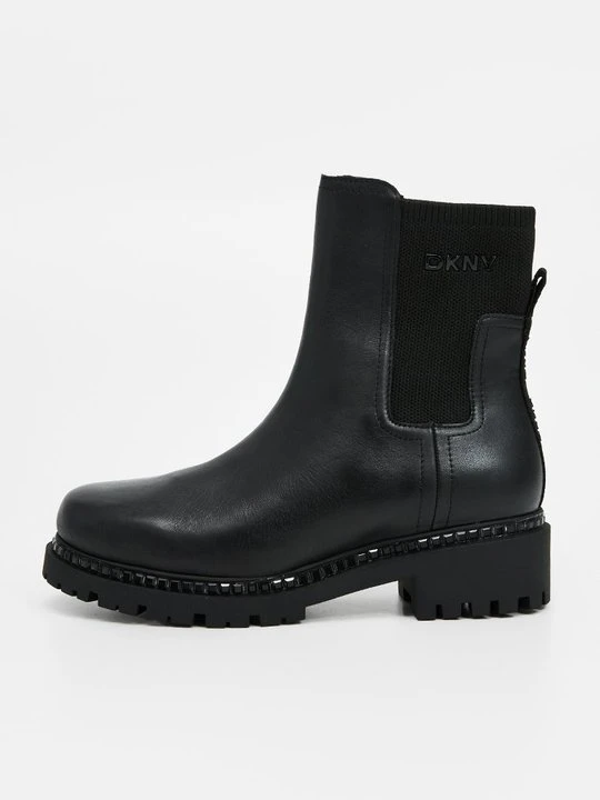 Zdjęcie produktu Botki na platformie DKNY czarny