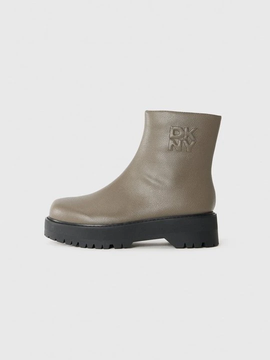 Zdjęcie produktu Botki na platformie DKNY taupe