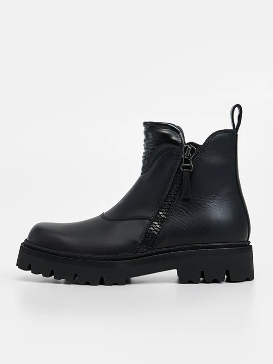 Zdjęcie produktu Botki na platformie Emporio Armani czarny