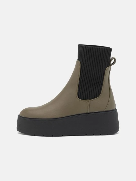 Zdjęcie produktu Botki na platformie Even&Odd khaki