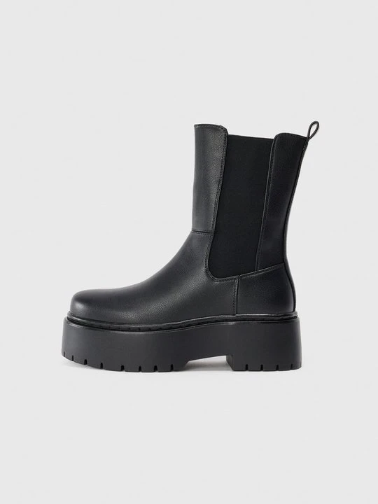 Zdjęcie produktu Botki na platformie Even&Odd Wide Fit By Zalando czarny