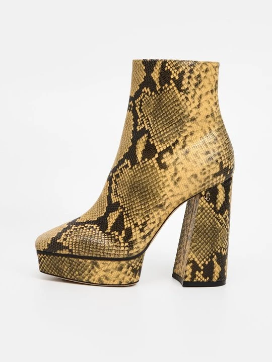 Zdjęcie produktu Botki na platformie Jimmy Choo ochra