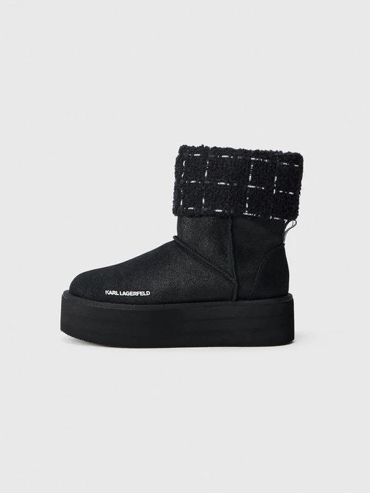 Zdjęcie produktu Botki na platformie KARL LAGERFELD czarny