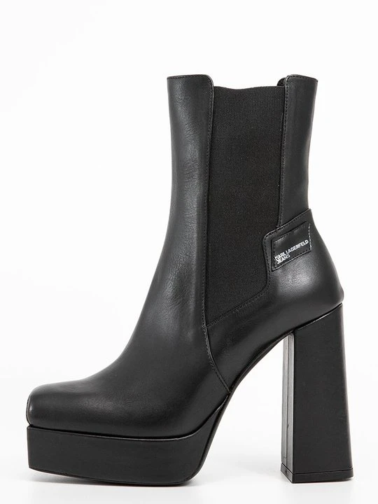 Zdjęcie produktu Botki na platformie KARL LAGERFELD czarny