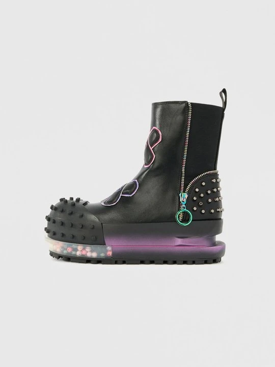 Zdjęcie produktu Botki na platformie Koi Footwear czarny