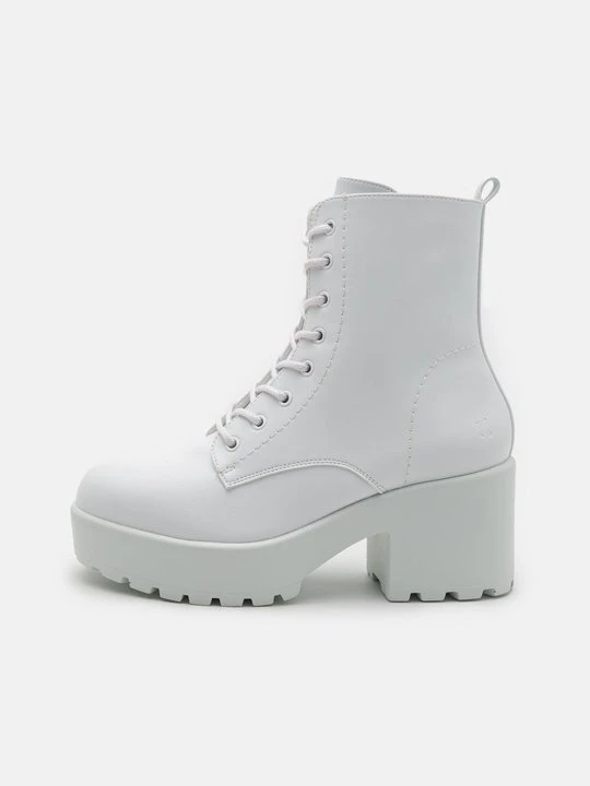 Zdjęcie produktu Botki na platformie Koi Footwear biały