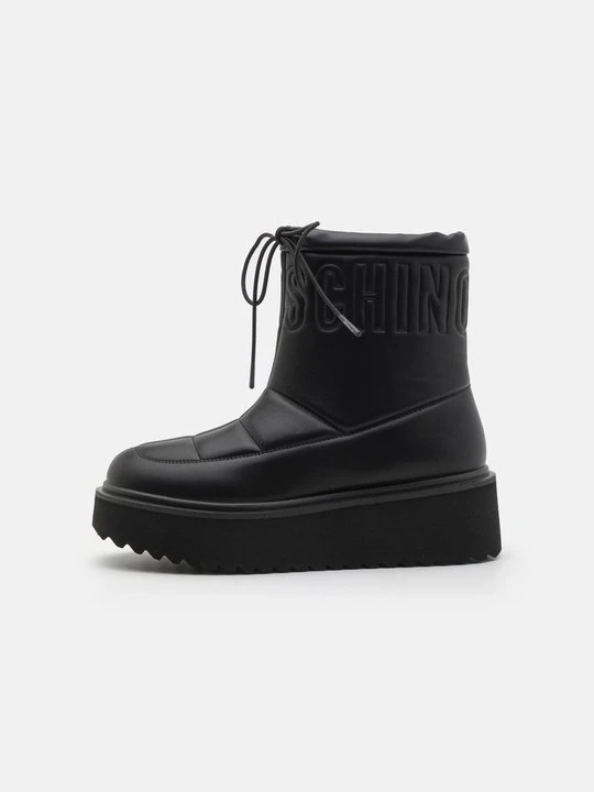 Zdjęcie produktu Botki na platformie LOVE MOSCHINO czarny