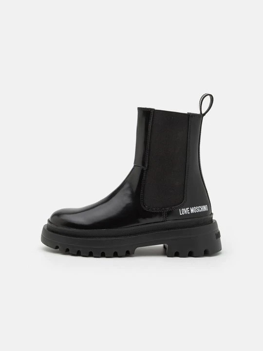 Zdjęcie produktu Botki na platformie LOVE MOSCHINO czarny
