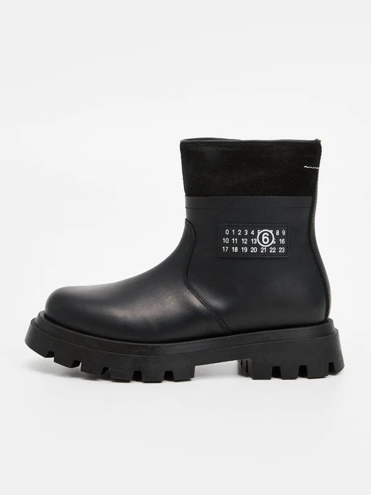 Zdjęcie produktu Botki na platformie MM6 Maison Margiela czarny