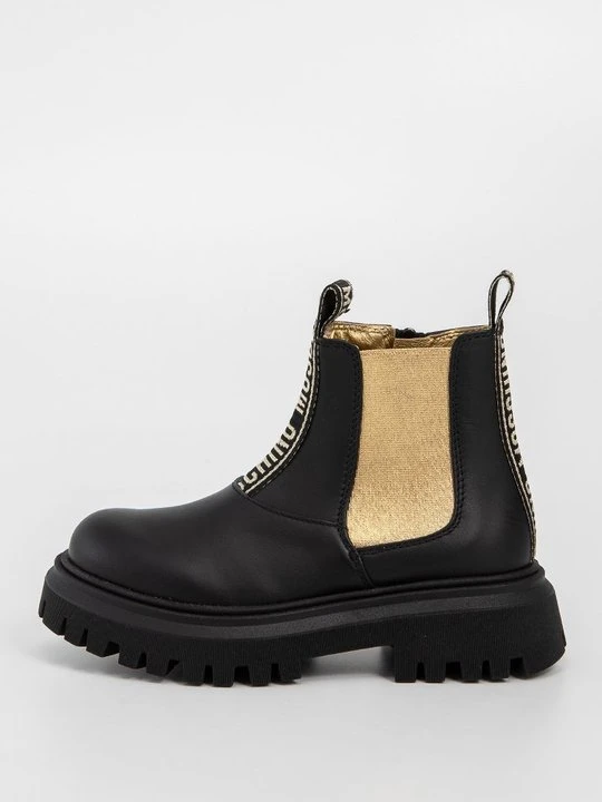 Zdjęcie produktu Botki na platformie MOSCHINO czarny
