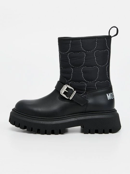Zdjęcie produktu Botki na platformie MOSCHINO czarny