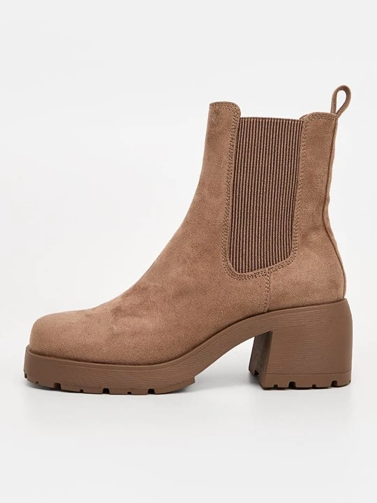 Zdjęcie produktu Botki na platformie Steve Madden taupe