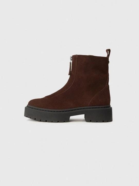 Zdjęcie produktu Botki na platformie Steve Madden brązowy