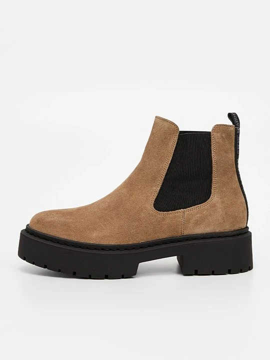 Zdjęcie produktu Botki na platformie Steve Madden beżowy