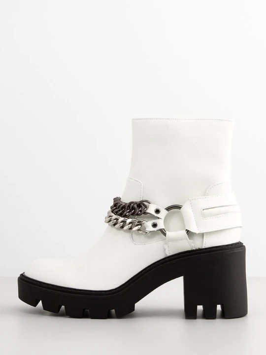Zdjęcie produktu Botki na platformie Steve Madden biały