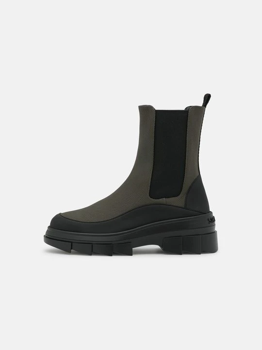 Zdjęcie produktu Botki na platformie Stuart Weitzman khaki
