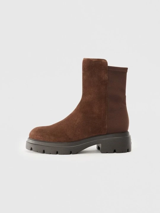 Zdjęcie produktu Botki na platformie Stuart Weitzman brązowy