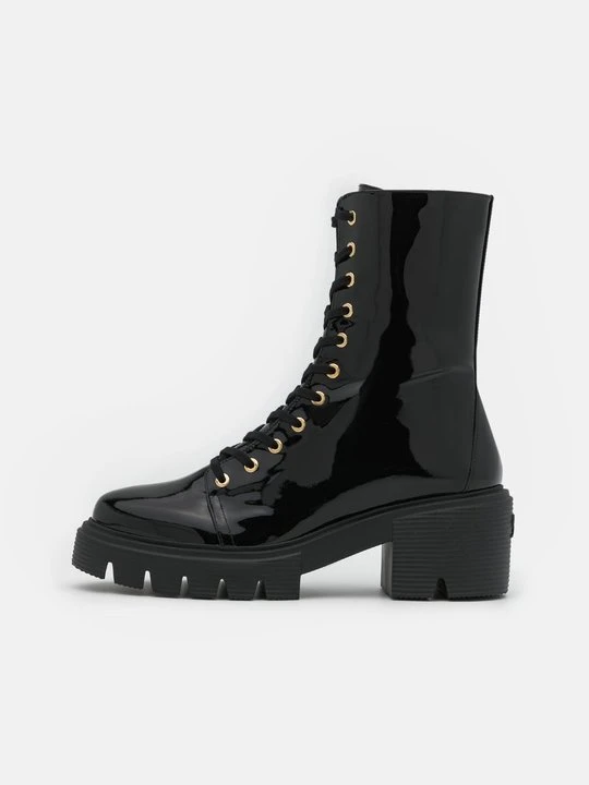 Zdjęcie produktu Botki na platformie Stuart Weitzman czarny