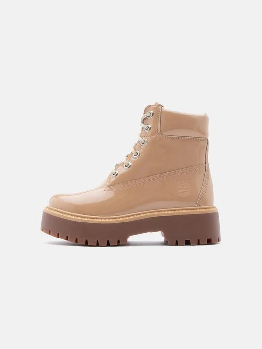 Zdjęcie produktu Botki na platformie Timberland beżowy