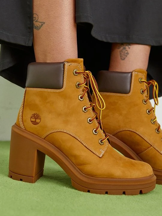 Zdjęcie produktu Botki na platformie Timberland żółty