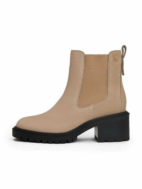 Zdjęcie produktu Botki na platformie Tommy Hilfiger taupe