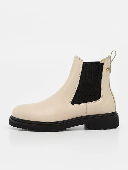 Zdjęcie produktu Botki na platformie Tommy Hilfiger beżowy