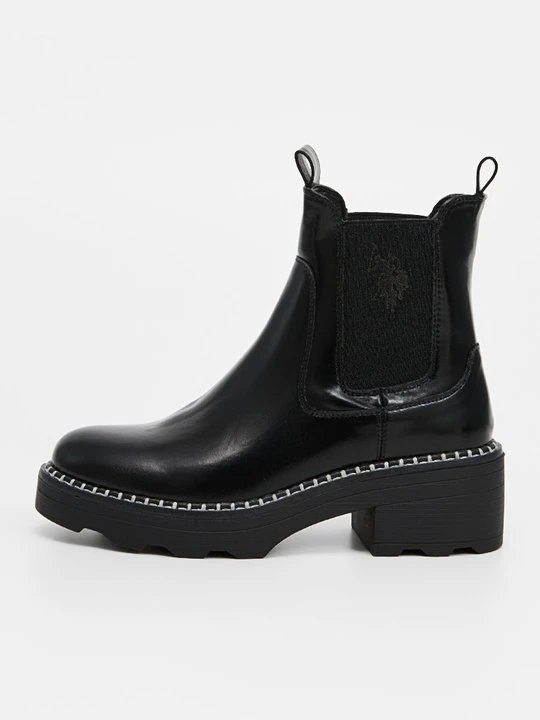 Zdjęcie produktu Botki na platformie U.S. POLO ASSN. czarny