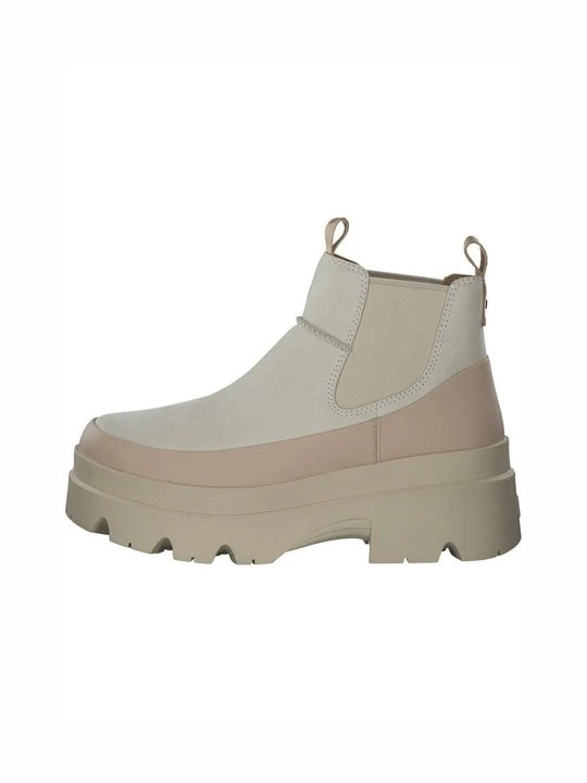 Zdjęcie produktu Botki na platformie UGG biały