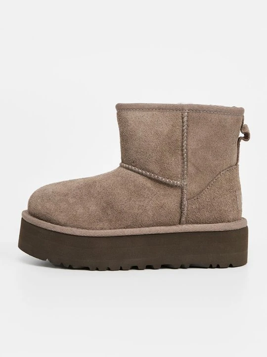 Zdjęcie produktu Botki na platformie UGG taupe