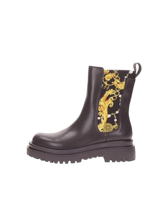 Zdjęcie produktu Botki na platformie Versace Jeans Couture brązowy