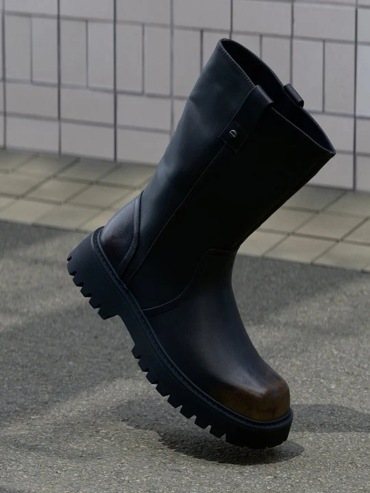 Zdjęcie produktu Botki na platformie YOURTURN By Zalando ciemnobrązowy
