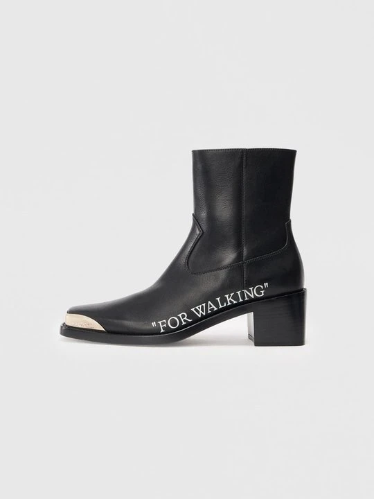 Zdjęcie produktu Botki Off White czarny
