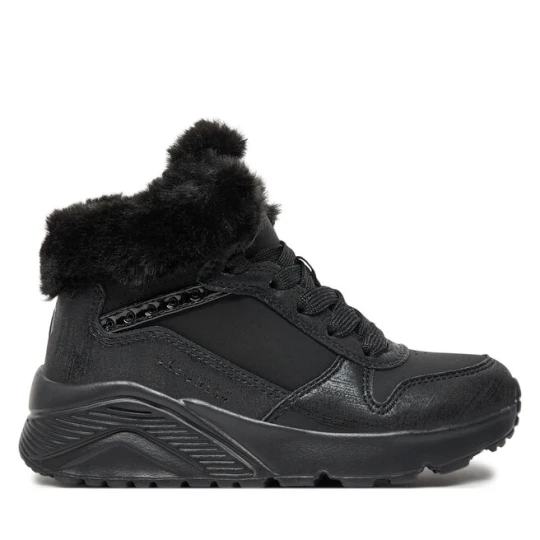 Zdjęcie produktu Botki Skechers Uno Lite - Comfurt Collar 310396L/BBK Czarny