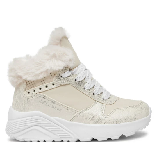 Zdjęcie produktu Botki Skechers Uno Lite - Comfurt Collar 310396L/NAT Écru Kremowy