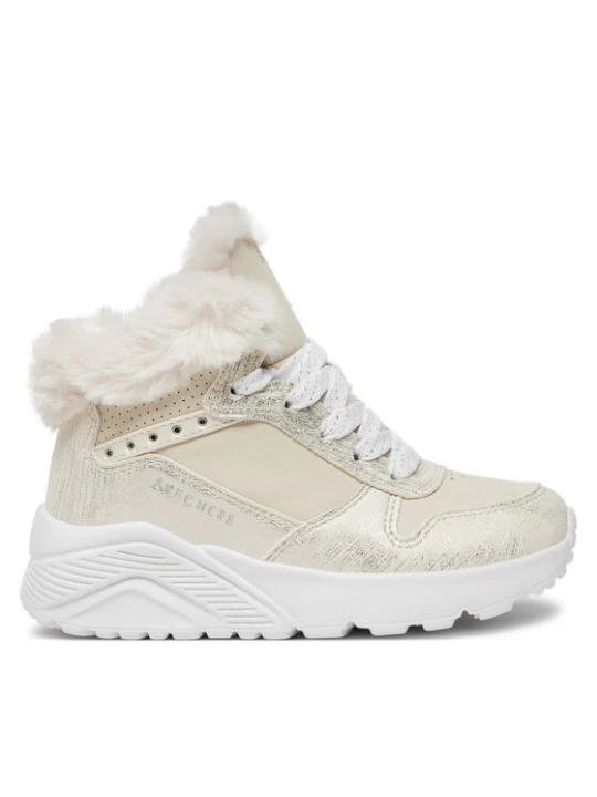 Zdjęcie produktu Botki Skechers Uno Lite - Comfurt Collar 310396L / NAT Écru Kremowy