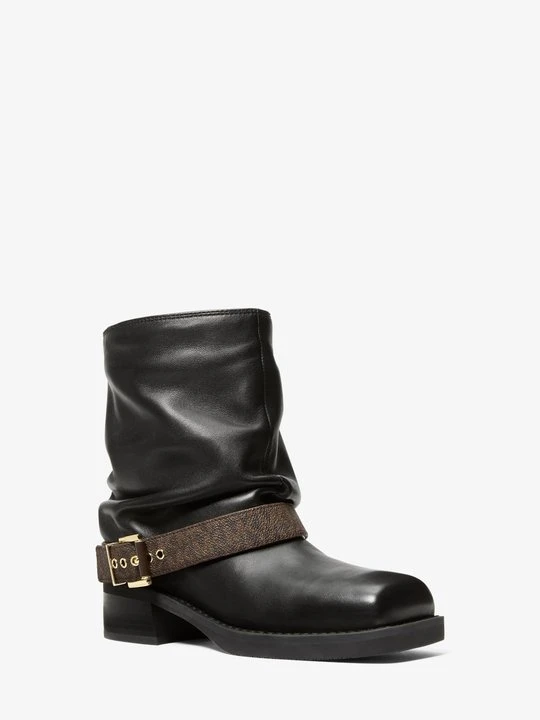 Zdjęcie produktu Botki skórzane Colby z charakterystycznym logo Michael Kors