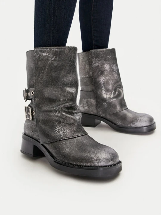 Zdjęcie produktu Botki Steve Madden Bonfire SM11003415 Srebrny