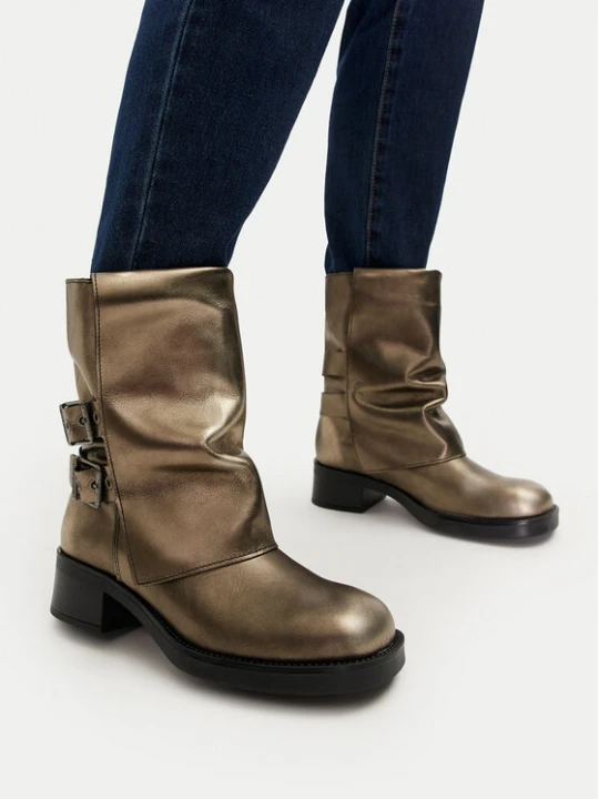 Zdjęcie produktu Botki Steve Madden Bonfire SM11003415 Złoty