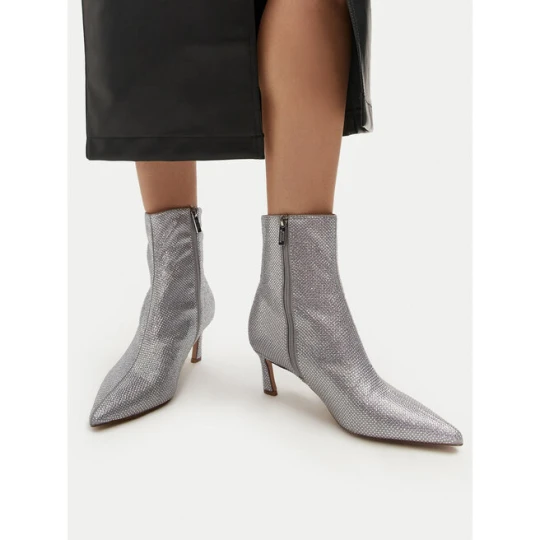 Zdjęcie produktu Botki Steve Madden Lulah-R SM11003281 Srebrny