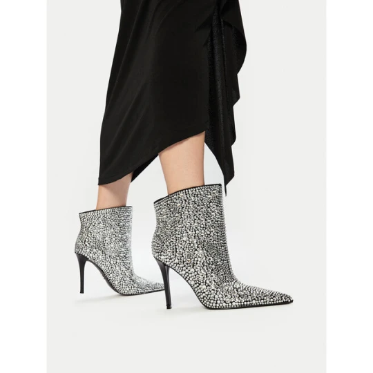 Zdjęcie produktu Botki Steve Madden Sentinel-R SM11003450 Srebrny