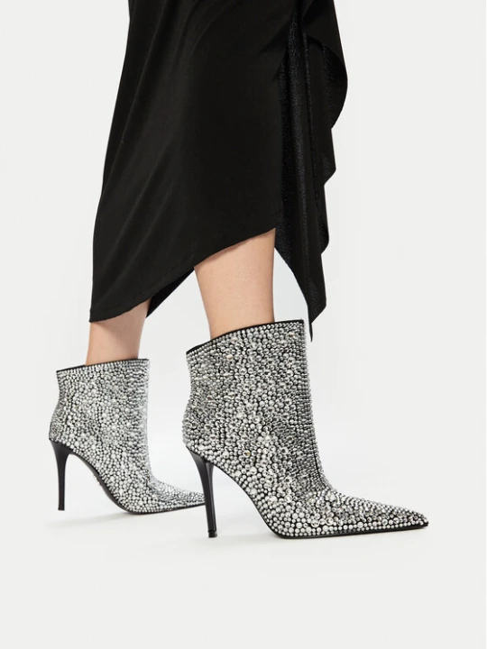 Zdjęcie produktu Botki Steve Madden Sentinel-R SM11003450 Srebrny